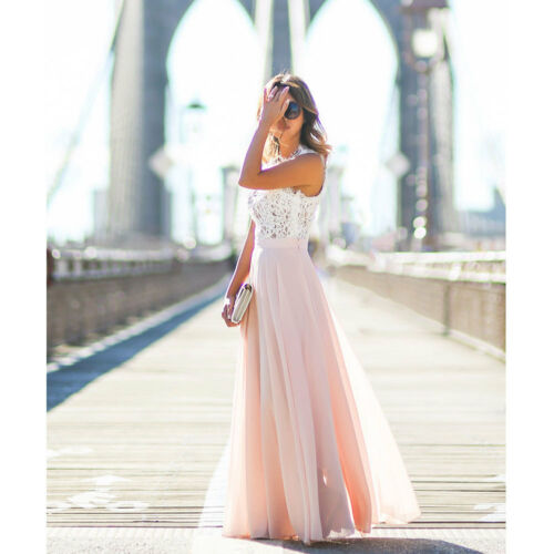 Mune Fashion | Maxi Lace Dress in Bridal Style Acorina