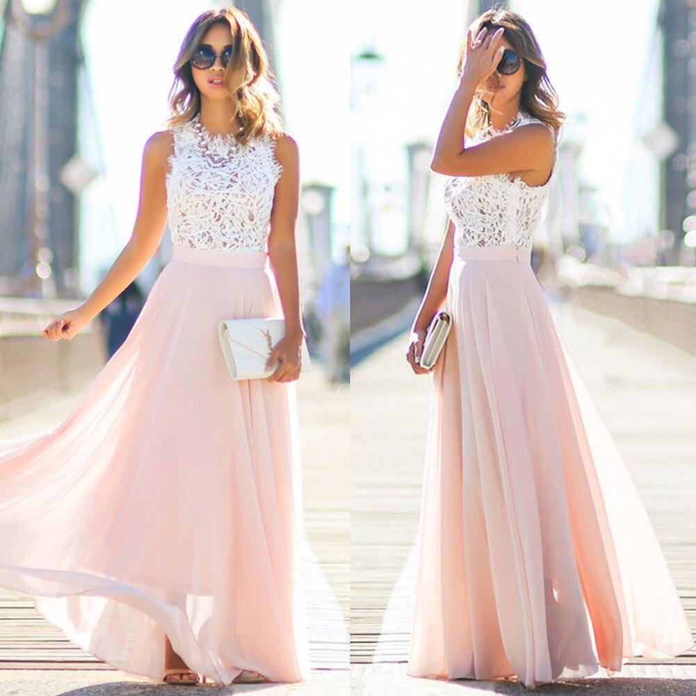 Elegant ladies summer dress made of lace for summer | Mune Fashion