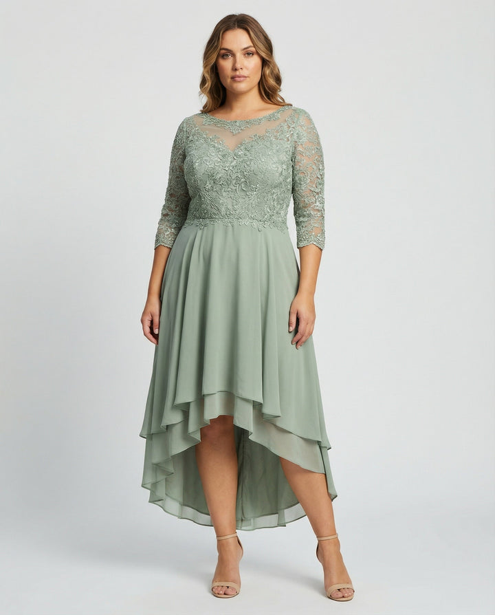 Elegant women's evening dress