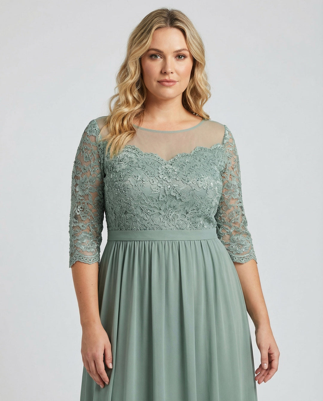 Elegant women's evening dress