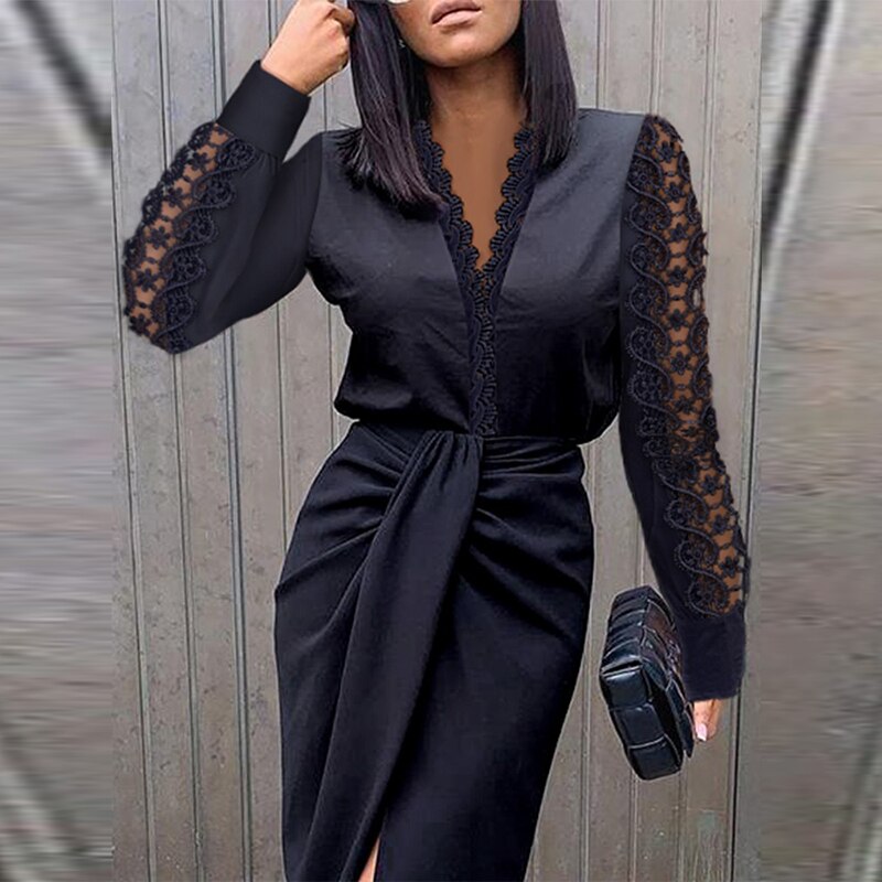 Evening dress | Long luxurious cocktail dress for women