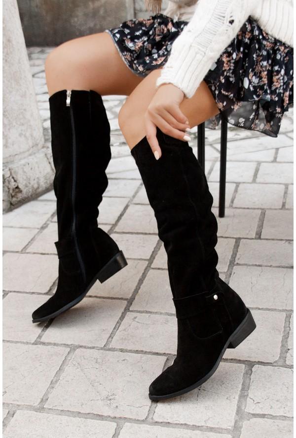 Mune Fashion | Warm Suede Boots - Cozy Winter Shoes