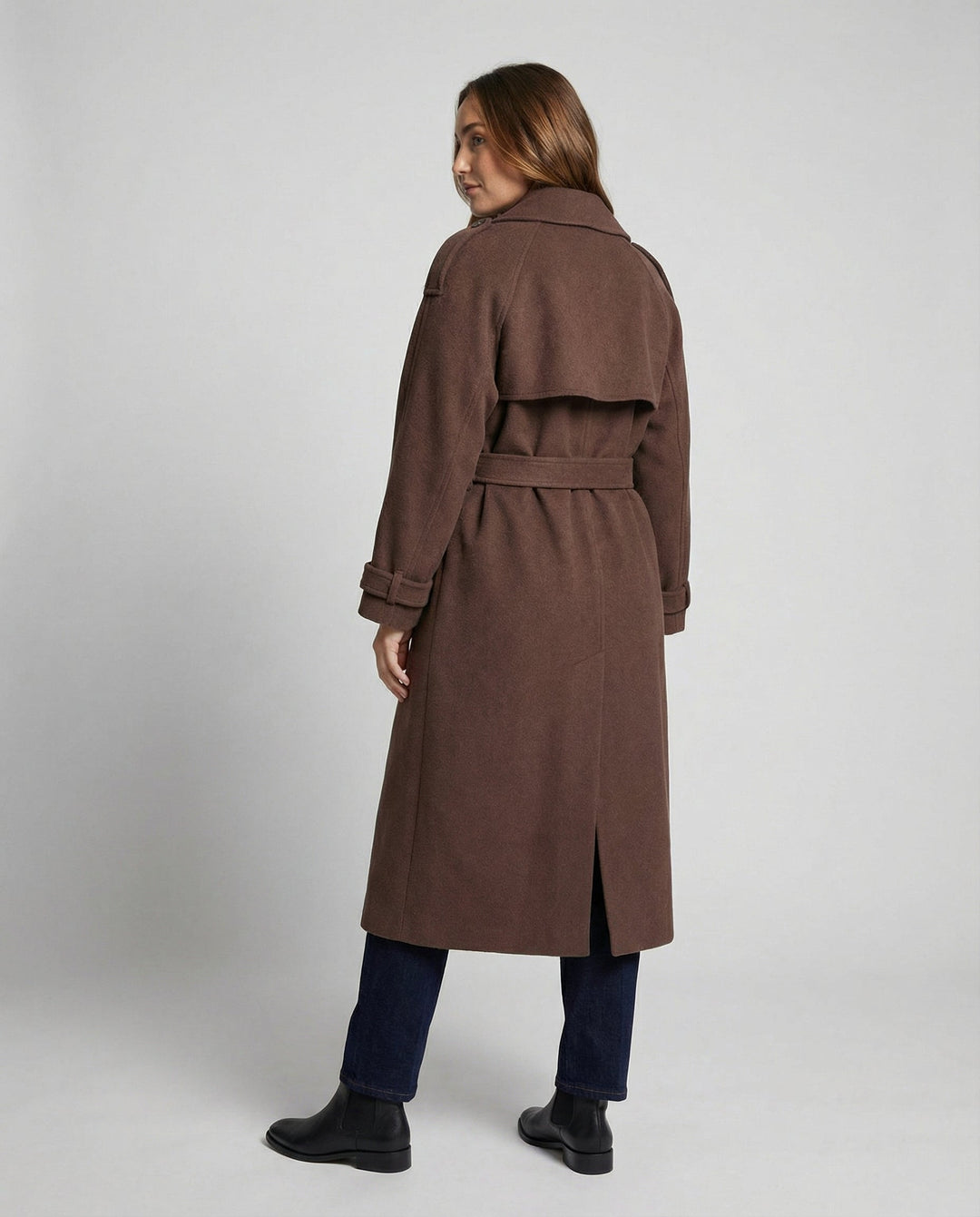 Comfortable Oversized Wool Coat Women