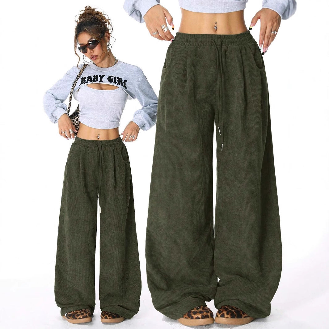 Mune | Women's Wide Cordura Pants with Elastic Waistband