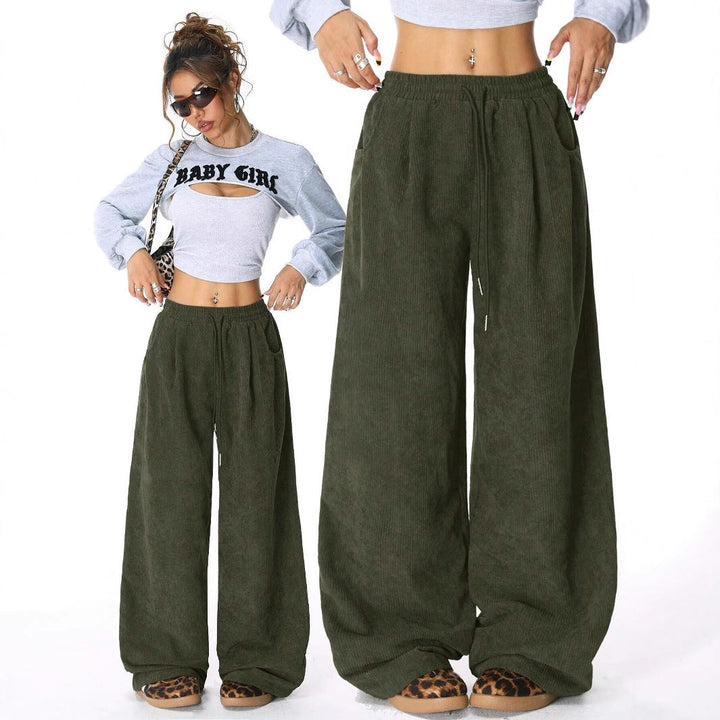 Mune | Women's Wide Cordura Pants with Elastic Waistband