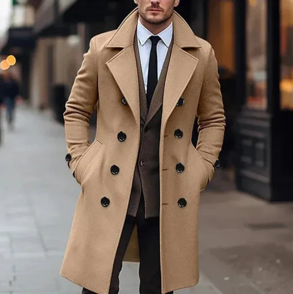 Mune | Overcoat - Double-breasted wool blend jackets