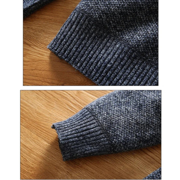 Mune | Sweater - Knitted Half-Zip Collar