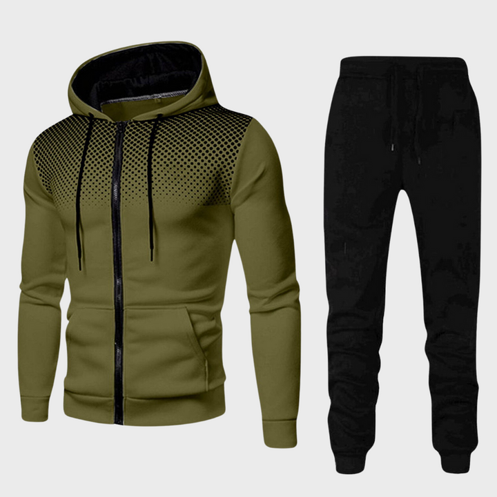 Men’s Casual Tracksuit Set with Hoodie