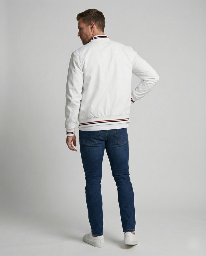 Men's Casual Transitional Jacket with Water-Repellent Surface & Stand Collar | Mune Fashion