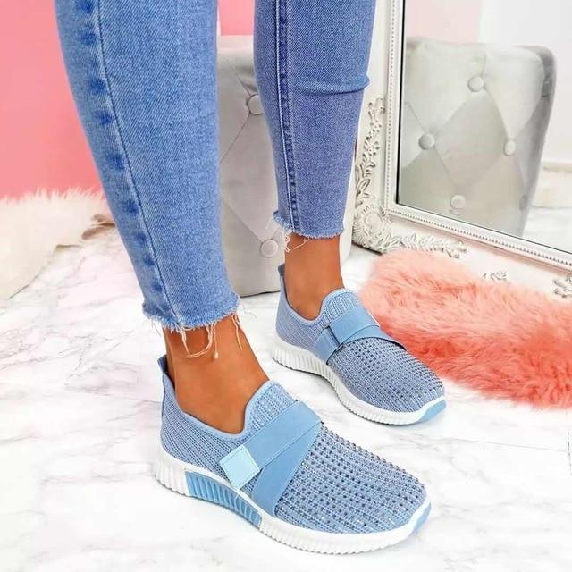 Mune | Slip-On Sneaker for Women with Velcro Closure Improve your Running Posture!
