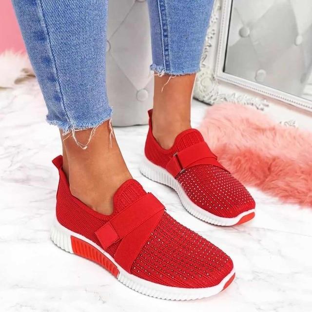 Mune | Slip-On Sneaker for Women with Velcro Closure Improve your Running Posture!