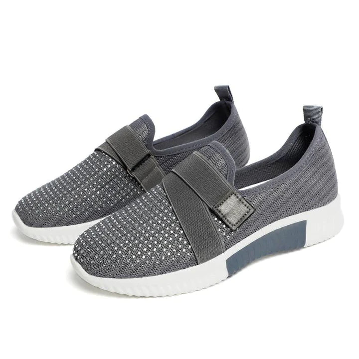 Mune | Slip-On Sneaker for Women with Velcro Closure Improve your Running Posture!