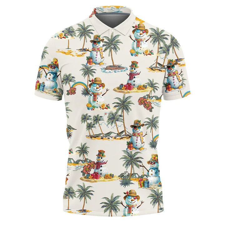 Mune | Santa Claus Polo Shirt - Stylish men's polo shirt with festive design and comfortable fit