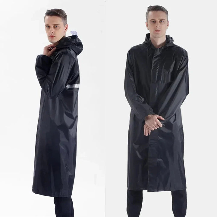 Mune | Black Rain Jacket for Adults - Waterproof & Breathable for Outdoor Use