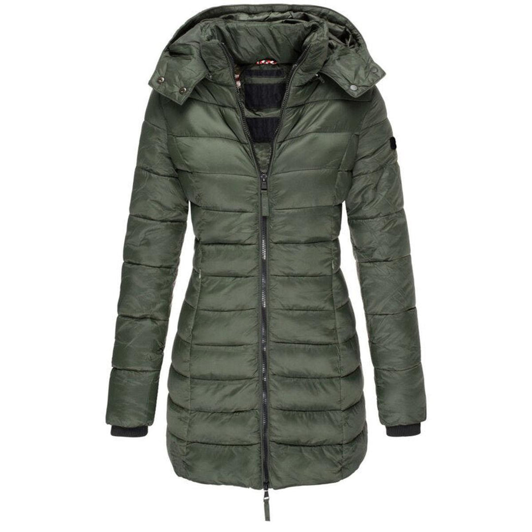 Mune | Hood Insulated Winter Jacket with Zipper