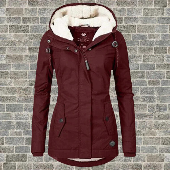 Mune | Hooded Winter coat with pockets for women
