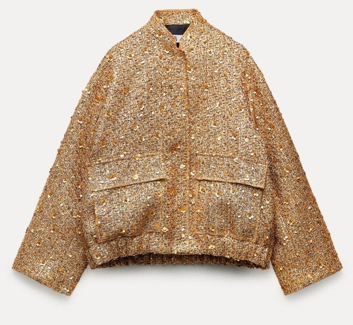 Mune | Sequin Jacket Shiny Look Elegant Statement