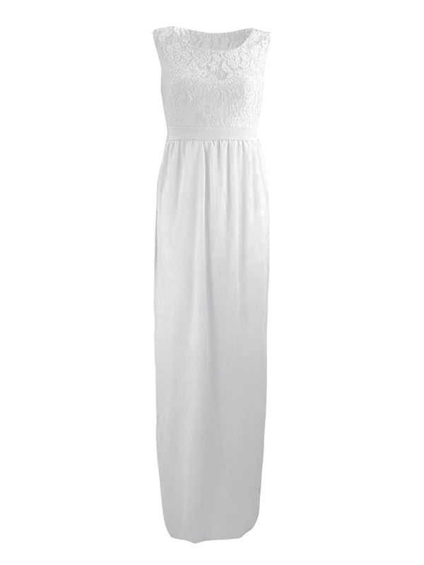 Maternity dress, lace, belt, round neck, sleeveless, for women, elegant, bohemian style, for pregnant women, evening shoot