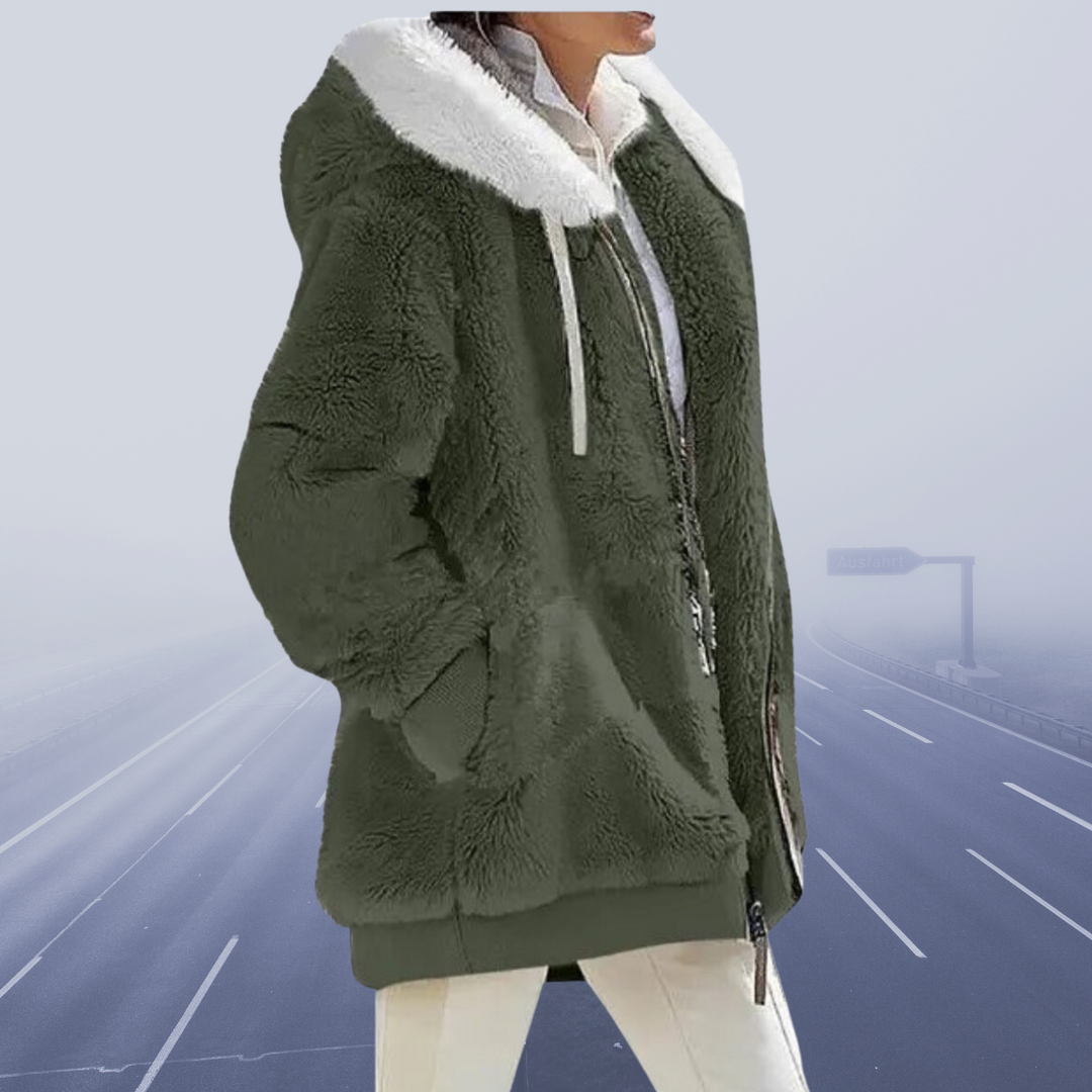 Mune | Oversized Teddy Jacket for Women Comfortable and Warm Winter Coat