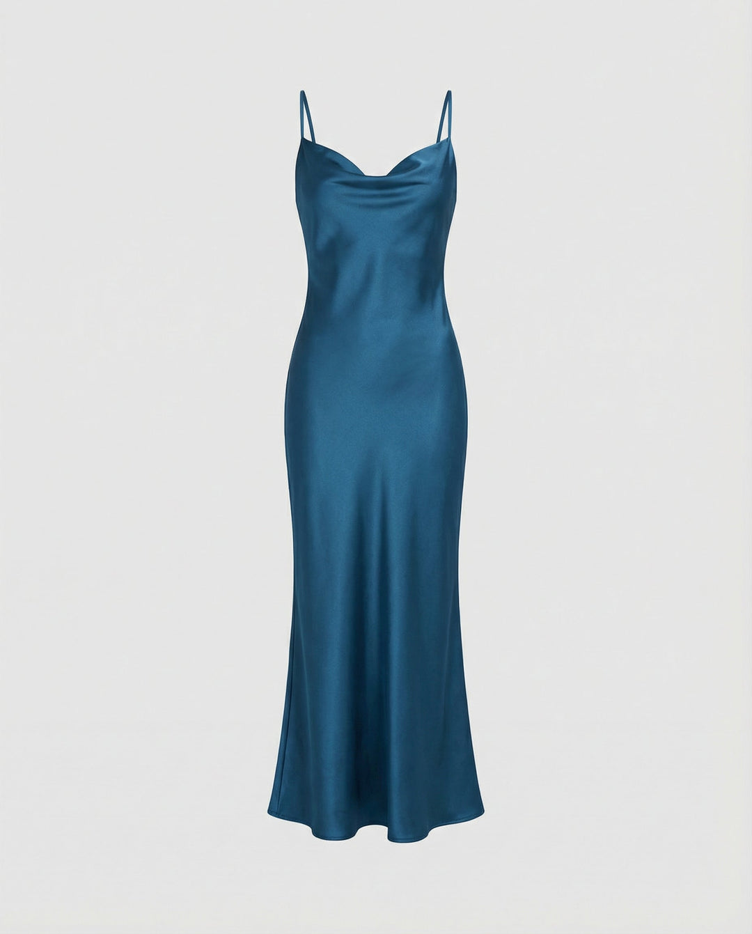Elegant satin dress women