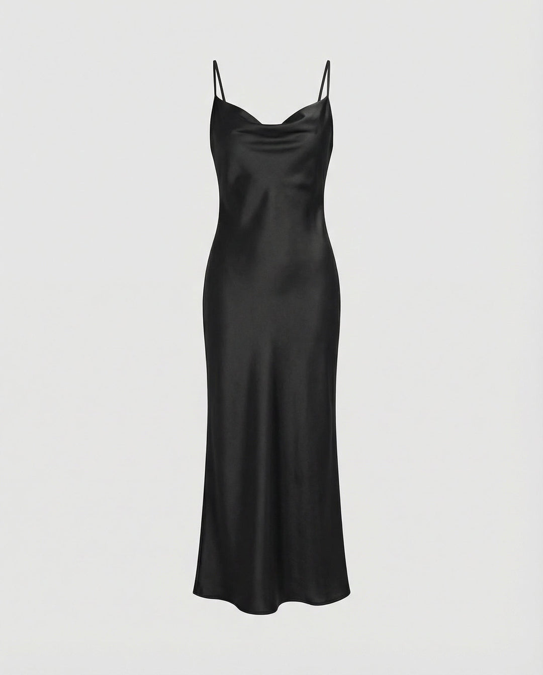 Elegant satin dress women