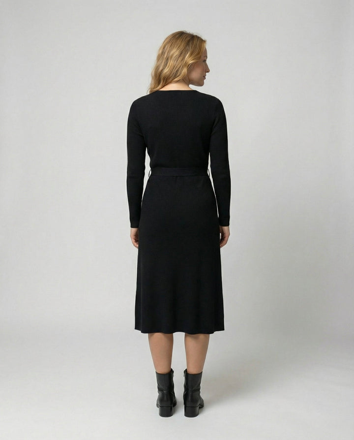 Elegant wrap dress women