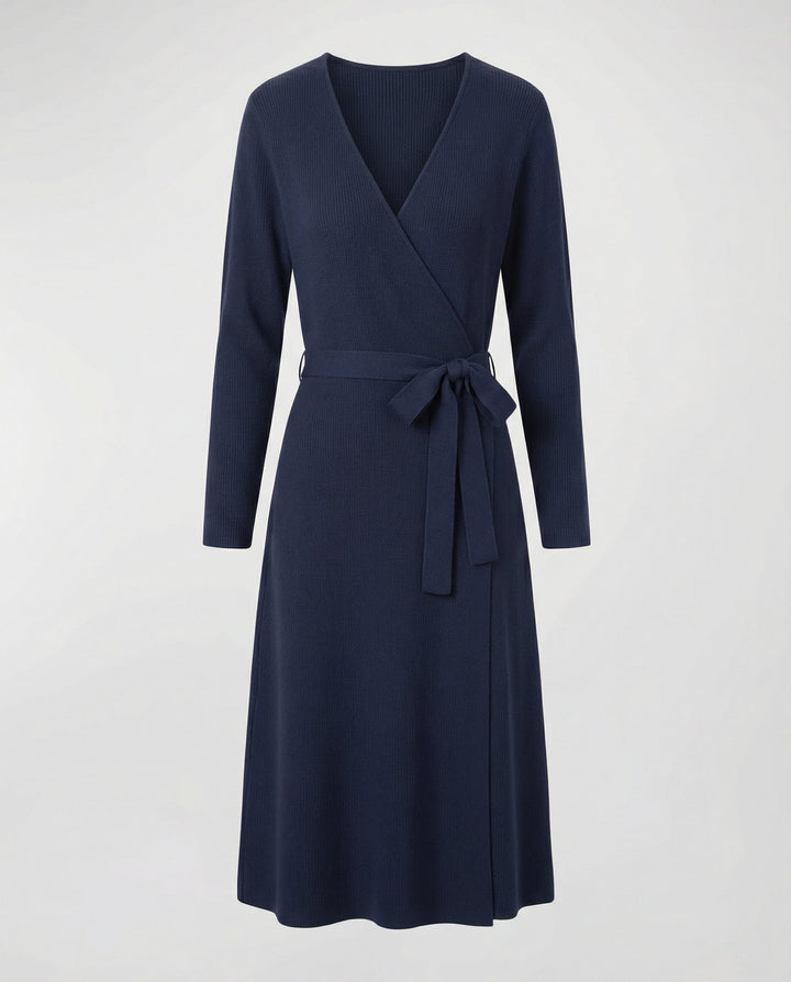 Elegant wrap dress women