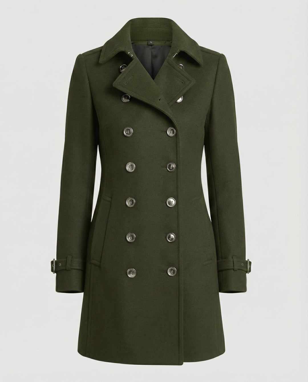 Elegant Warm Wool Coat Women