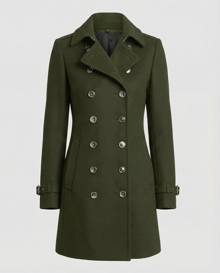Elegant Warm Wool Coat Women