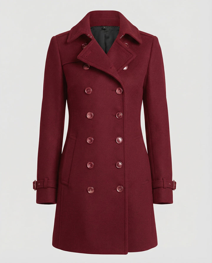 Elegant Warm Wool Coat Women