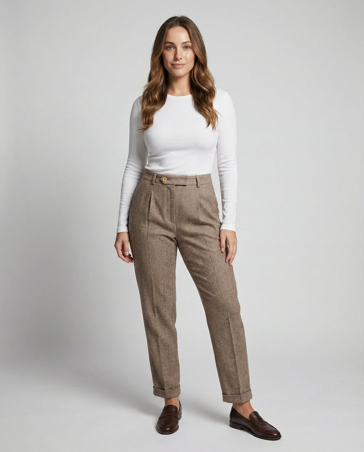 Elegant wool pants ladies