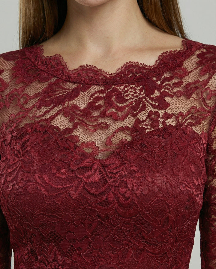 Elegant Lace Bridesmaid Dress | Mune Fashion
