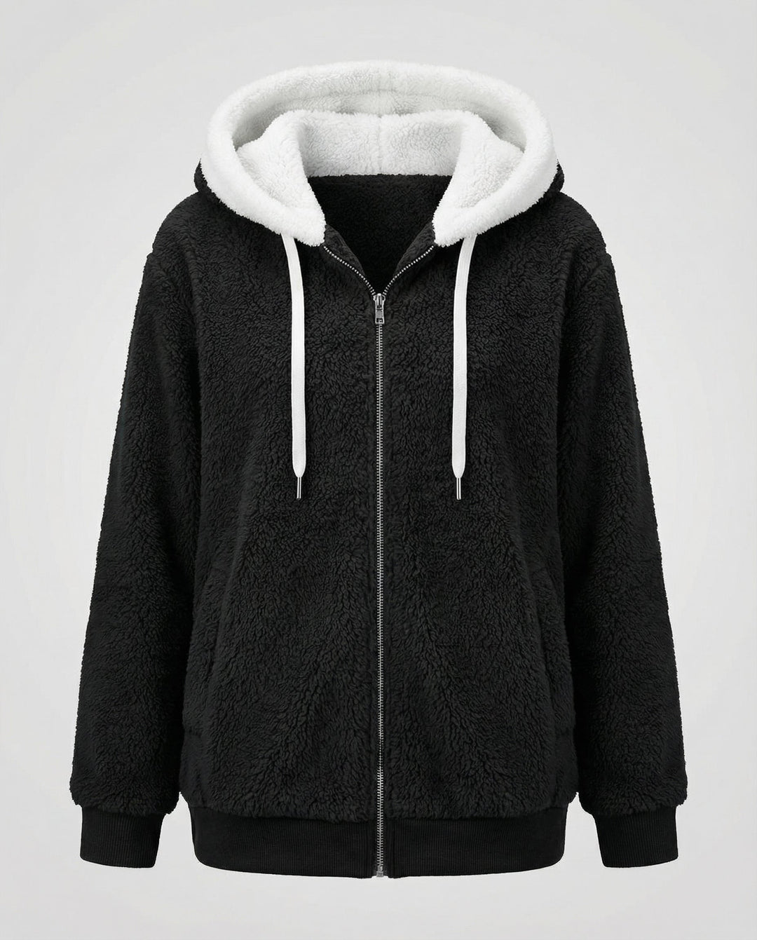 Oversized Teddy jacket women