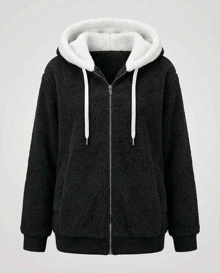 Oversized Teddy jacket women