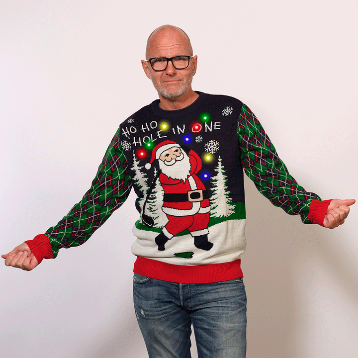 Mune | Ho Ho Hole In One Christmas Sweater Men
