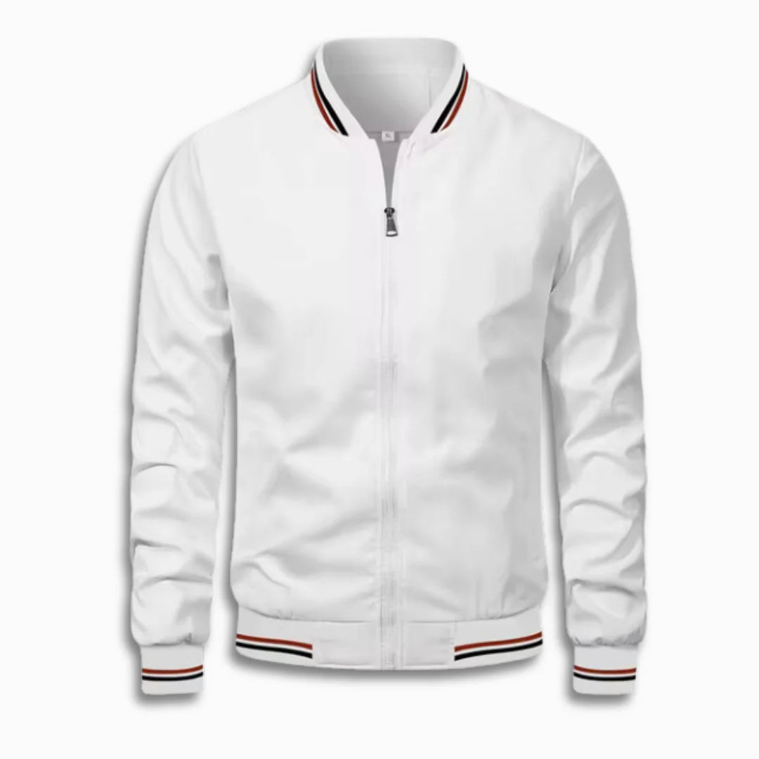 Men's Casual Transitional Jacket with Water-Repellent Surface & Stand Collar | Mune Fashion