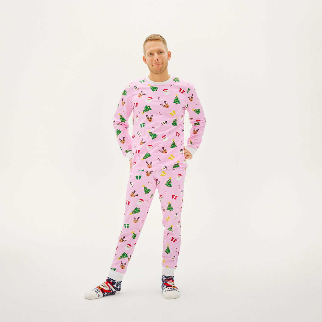 Mune | The pink Christmas pajamas Men