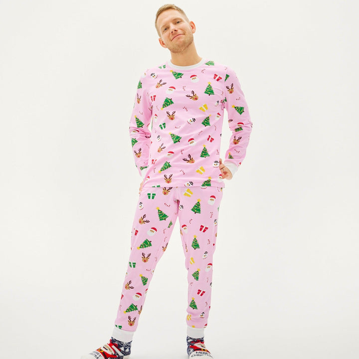 Mune | The pink Christmas pajamas Men