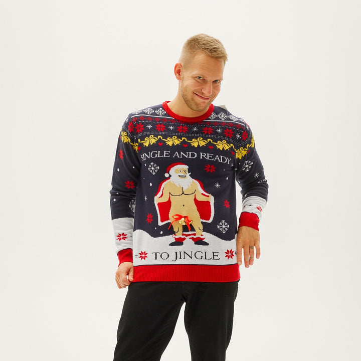 Mune | The Single and Ready to Jingle Christmas Sweater Men's