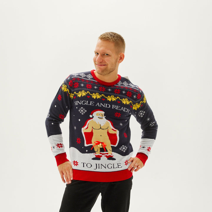 Mune | The Single and Ready to Jingle Christmas Sweater Men's