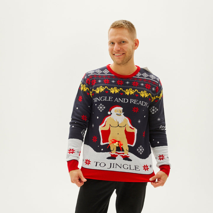 Mune | The Single and Ready to Jingle Christmas Sweater Men's