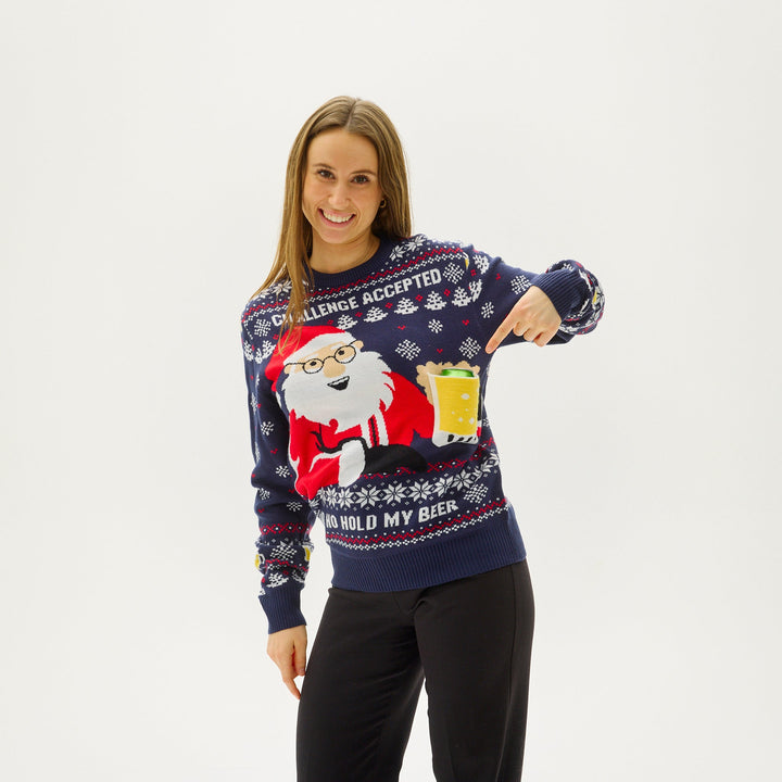Mune | Ho Ho Hold My Beer Sweatshirt Women's
