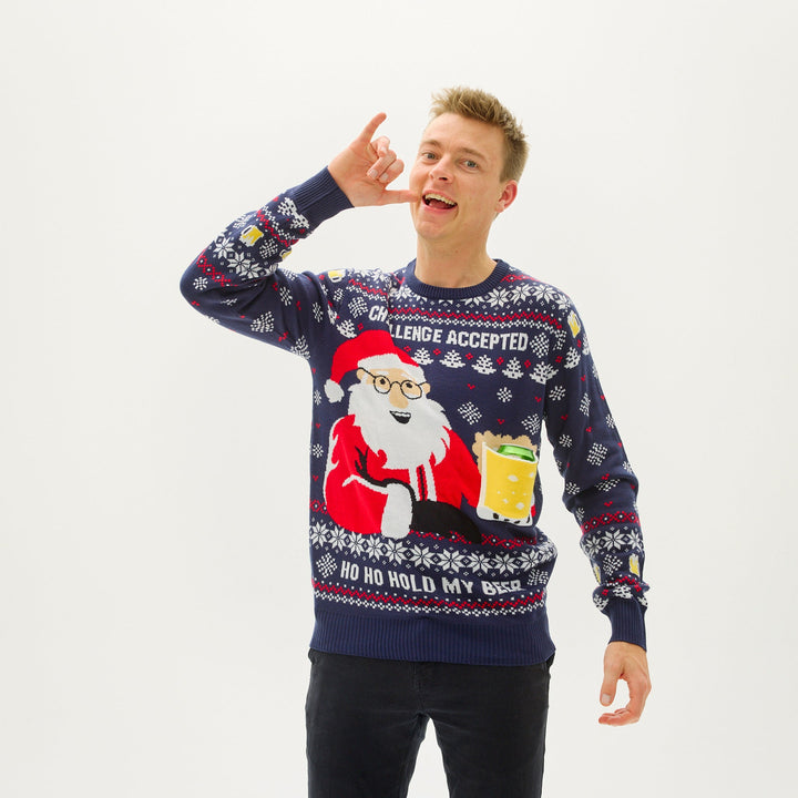 Mune | Ho Ho Hold My Beer Sweatshirt Men