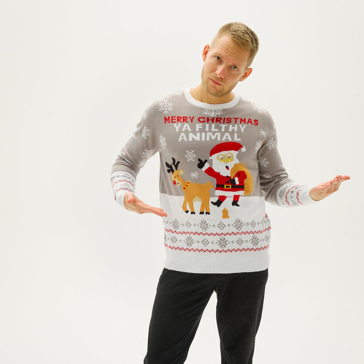 Mune | Ya Filthy Animal Christmas Sweater Men