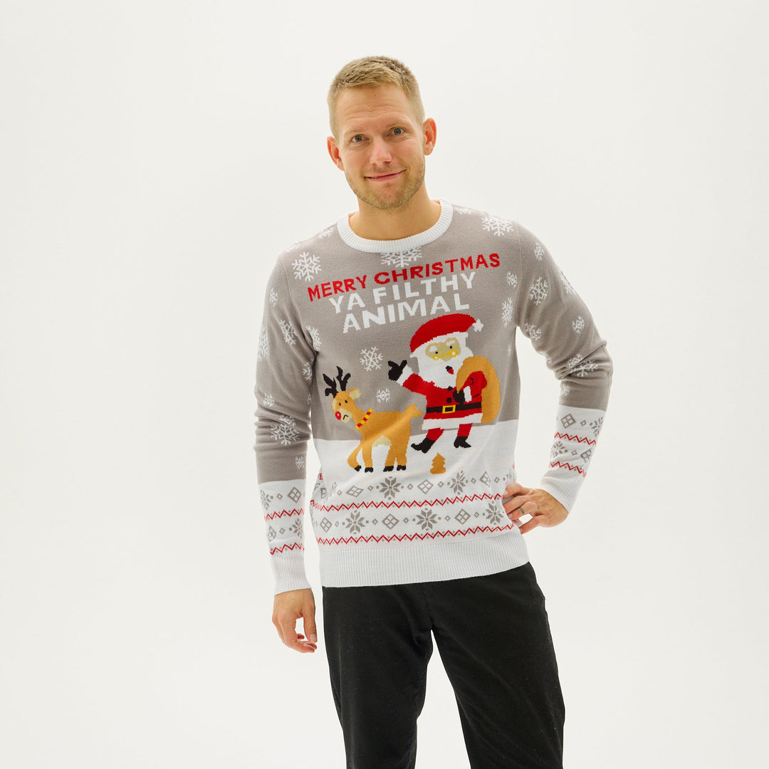 Mune | Ya Filthy Animal Christmas Sweater Men