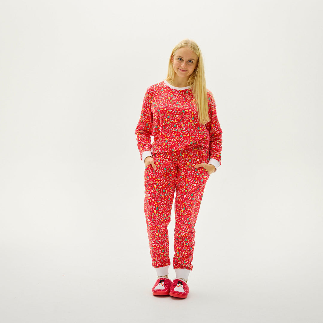 Mune | Crazy Christmas Pajamas Red Women