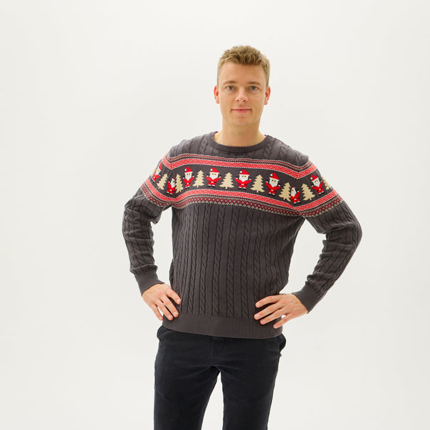 Mune | Santas cable knit sweater men's