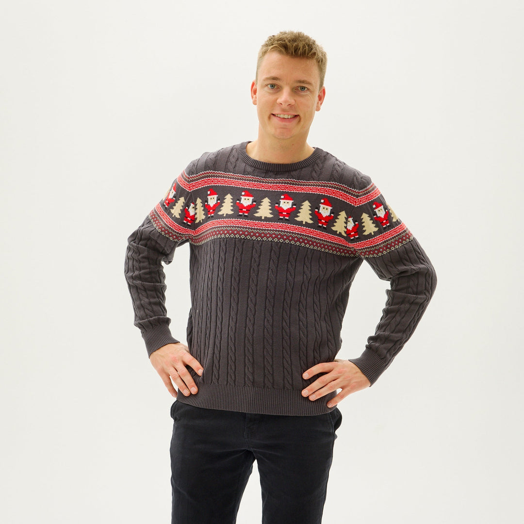 Mune | Santas cable knit sweater men's