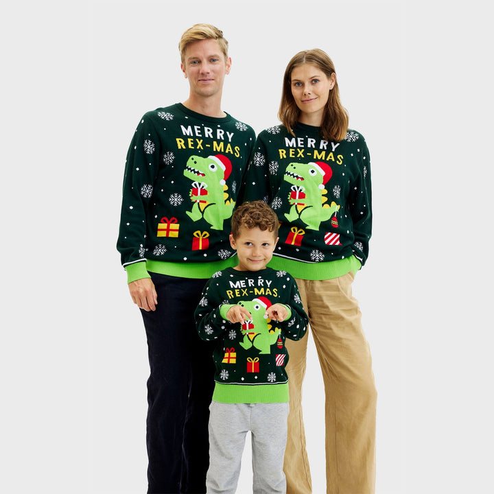 Mune | Funny Dino Christmas Sweater Men