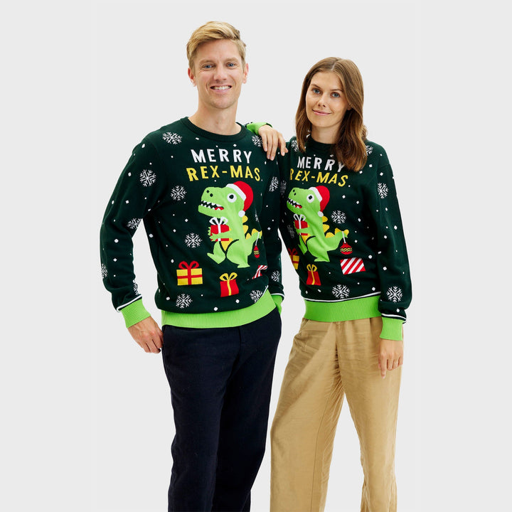 Mune | Funny Dino Christmas Sweater Men